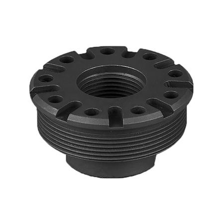 [816413025413] SilencerCo AC2435 Bravo Direct Thread Mount Fits 9/16"x24 Matte Black