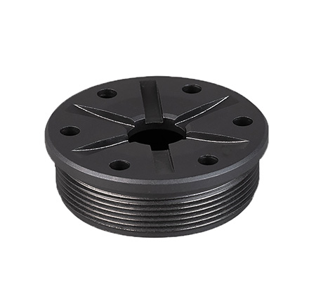 [816413028070] SilencerCo AC5125 Bravo Front Cap 223 Cal Fits Matte Black