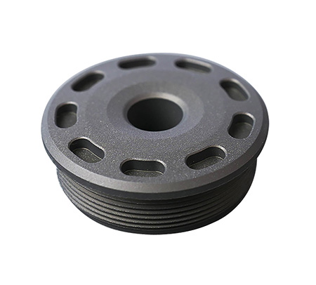 [816413028360] SilencerCo AC5388 Bravo Front Cap 223 Cal Titanium Black