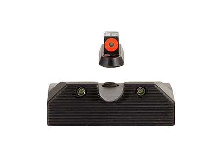 [719307270787] Trijicon 601081 HD XR Night Sight Set Green Tritium/Orange Outline Front, Green Tritium Rear, Black Frame, Fits CZ P-10/P-10C