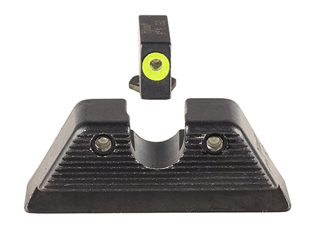 [719307215139] Trijicon 601091 HD XR Night Sight Set Green Tritium/Yellow Outline Front, Green Tritium Rear, Black Frame, Fits Most Glock/17 MOS/19 MOS/45 MOS