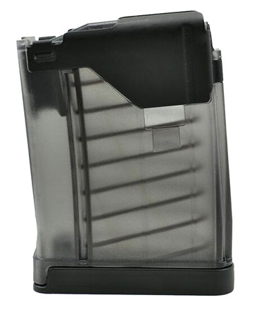 [738435615147] Lancer 999000232021 L5AWM  Smoke Detachable 10rd 223 Rem/300 Blackout/5.56x45mm NATO for AR-15