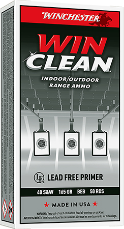 [020892211643] Winchester Ammo WC401 Super X  40S&W 165gr Winclean Brass Enclosed Base 50 Per Box/10 Case