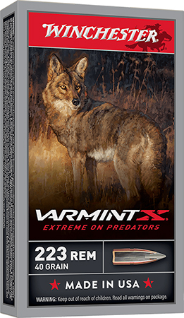 [020892219953] Winchester Ammo X223P1 Varmint X  223Rem 40gr Polymer Tip Rapid Expansion 20 Per Box/10 Case