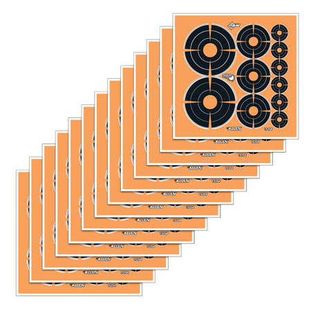[026509046479] EZ-Aim 15254 Splash Reactive  Bullseye Variety Adhesive Pack 12 Pack