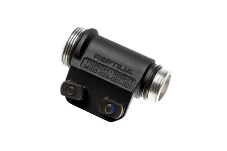 [850002688535] Reptilia LLC 100043 Torch  Black Anodized 3V/CR123 Right Side