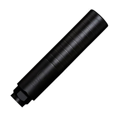 [850035705421] Q LLC SILPCQUICKIE86 Porq Chop  338 Cal (8.6mm), Optimized for 8.6 Blackout, 8.60" L Black Stainless Steel, M18x1.5 tpi Cherry Bomb XL