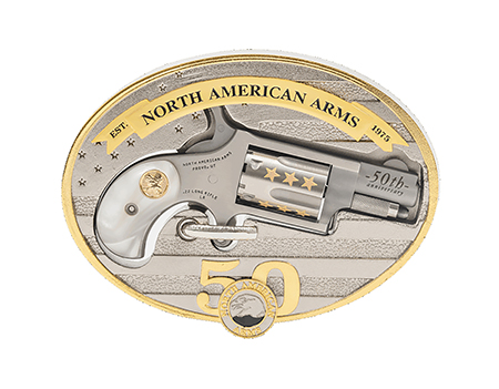 [744253003790] NAA 22LR-BBO-50 22LR MINI 1 1/8 BARREL W/BBO  50TH