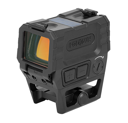 [810047073741] Holosun AEMSPROX2RD   Black 1x 2 MOA Red Dot/65 MOA Circle Reticle
