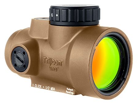 [719307622661] Trijicon 2200346 MRO SD  Coyote Tan 1x25mm 2 MOA Green Dot Reticle