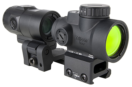 [719307621930] Trijicon 2200368 MRO SD Patrol Black 1x 25mm 2 MOA Red Dot Reticle Full Co-Witness Mount