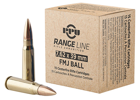 [8605003821519] TR & Z PPR739   7.62x39mm 123 gr Full Metal Jacket 15 Per Box/ 62 Cs