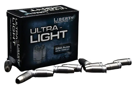 [696859085444] Liberty Ammunition LA-UL-380-055 Ultra-Light  380ACP 50gr 20 Per Box/10 Case