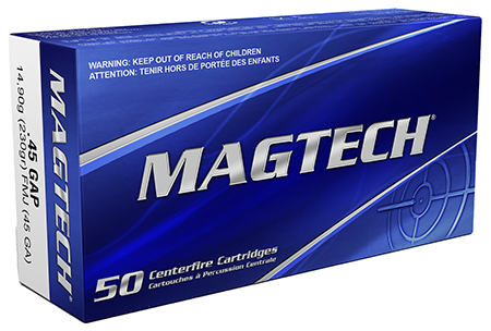 [754908190614] Magtech 45GA Range/Training  45GAP 230gr Full Metal Jacket 50 Per Box/20 Case