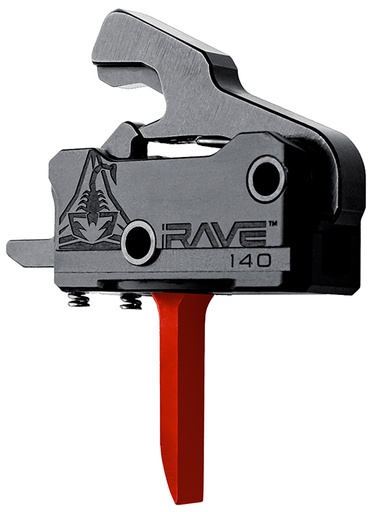 [850043415473] Rise Armament T017FRED RA-140 Super Sporting Black/Red Flat Fits AR-Platform