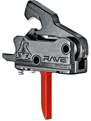 [850043415480] Rise Armament T017FPCCRED Rave Pistol Caliber Carbine Black/Red Single-Stage