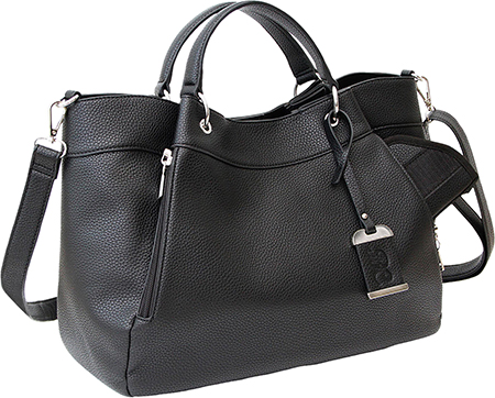[672352016840] BDOG BDP-085     SATCHEL STYLE PURSE W/HLSTR  BLK