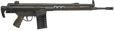 [787450953239] Century Arms RI5601AX CA-3  7.62x51mm NATO 20+1 18" Black Threaded Barrel, Black Steel Receiver, Fixed Black Synthetic Stock  &  Grip, A2 Birdcage Flash Hider
