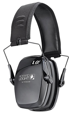 [033552015239] Howard Leight R01523 Leightning Ultra-Slim Passive Muff 23 dB Over the Head Black Adult
