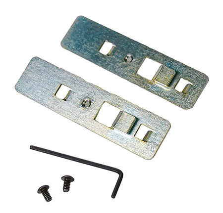[711148849139] Berry's 84913 Track Clips Pistol Rack Silver Steel Handgun