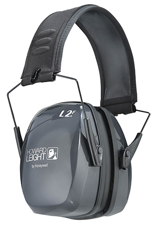 [033552015253] Howard Leight R01525 Leightning L2F Slim Passive Muff 27 dB Over the Head Gray/Black Adult
