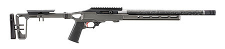 [736676312337] Ruger 31233 10/22 Carbon Fiber Sports South Exclusive Carbine 22 LR 10+1 16.10" Satin Caron/SS Threaded Barrel, Gray Anodized Picatinny Rail Aluminum Receiver, ARCA Swiss/M-LOK Handguard, Gray Birch C