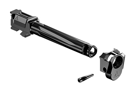 [810098421157] Radian Weapons R0884 Ramjet  &  Afterburner Combo Compatible w/ Glock 17 Gen4 Ported Black Stainless Steel