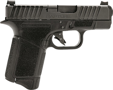 [643477868812] Gforce Arms GF932512GB Rapture  Sub-Compact Frame 9mm Luger 12+1 3.25" Black Steel Barrel, Black Steel Optic Cut/Serrated Slide, Gray Cerakote Polymer Frame, Shield RMSc/RMR Footprint
