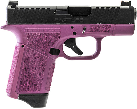 [643477868799] Gforce Arms GF932512PIB Rapture  Sub-Compact Frame 9mm Luger 12+1 3.25" Black Steel Barrel, Black Steel Optic Cut/Serrated Slide, Pink Cerakote Polymer Frame, Shield RMSc/RMR Footprint