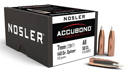 [054041599924] Nosler 59992 AccuBond  7mm 140gr Spitzer Point 50/Box