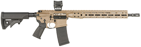 [850073132050] LWRC ICDIR5CK16MLXSBT-KIT Individual Carbine DI Kit 5.56 NATO 16.10" Threaded Barrel, M-LOK Handguard, Black LWRC Compact  Stock, Black Magpul+ Grip