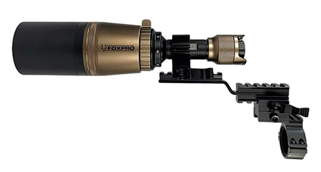 [831621011355] Foxpro QUADFIREGM Quadfire  Black/Gold Infrared/Green/Red/White, Quick Detach Mount