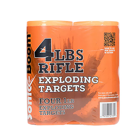 [091037217394] Sonic Boom/jerent SBT014P   Rifle Exploding Target 1 lb 4 Pack