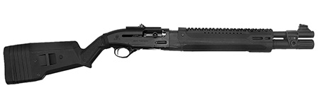 [810059265806] Langdon Tactical Tech LTT1301HBFRMBLK Beretta 1301  3" 7+1 18.50" Black Oxide Heat Shield Barrel, Black Aluminum Receiver w/Picatinny Rail, Black Magpul Polymer Stock, Beretta Patrol Forend