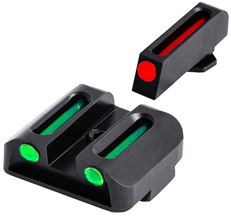[788130080702] TruGlo TG131G2 Fiber-Optic  Red/Fiber Optic Front Sight-Green/Fiber Optic Rear Sight Glock 20/21