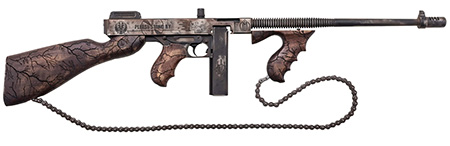 [602686422970] Thompson T150DC8 1927A-1 Wastelander .45 Cal 50+1 18" Finned Barrel, Aluminum Receiver, Fixed Stock