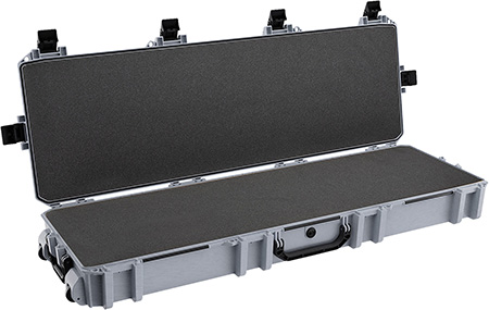 [019428156404] Pelican VCV8000000GRY Vault Double Rifle Case 53" Gray Polyethylene Foam Weather Resistant