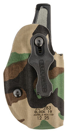 [781602255776] Safariland 20283C991 Species  IWB Woodland Camo Compatible w/ Glock 19 Belt Clip Right Hand