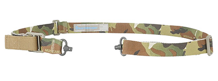 [814520018281] Blue Force Gear VCASPB125AAMC Vickers Push Button Sling MultiCam Cordura 36"-62" OAL Padded Rifle