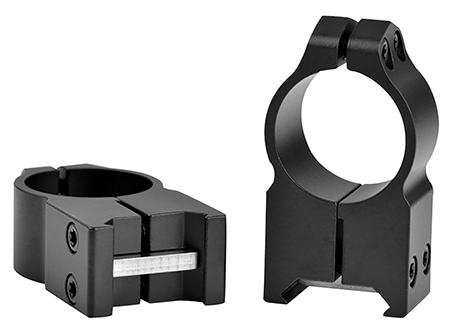 [656813000715] Warne 203M Vertical Rings Maxima Matte Black 1" Extra High 0 MOA