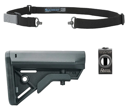 [814520018465] Blue Force Gear KSP0088BK M4 Modern Combat Sling Kit Black