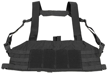[814520013545] Blue Force Gear TSPCHESTRIGM4BK Ten-Speed Chest Rig Black Cordura Nylon