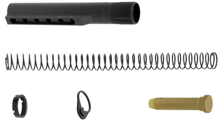 [4717385551961] UTG Pro TLU001-KIT Receiver Extension Kit Mil-Spec AR-15 6 position Black Hardcoat Anodized Aluminum Rifle
