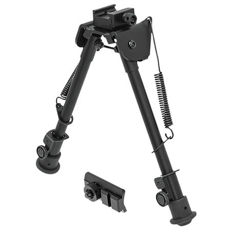 [4712274525627] UTG TLBP88 Tactical OP Bipod Black 8.3-12.7" Aluminum/Steel
