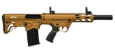 [643477864791] Gforce Arms GFY1BRNZ GFY-1 USA 12 Gauge Semi-Auto 3" 5+1 18.50" Black Threaded Barrel, Bronze Cerakote Aluminum Receiver w/Picatinny Rail, Bronze Bullpup Polymer Stock, Polymer Grip