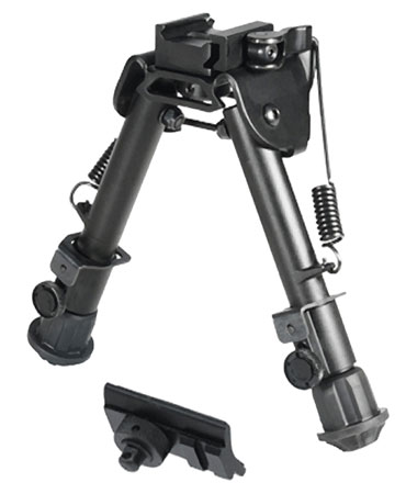[4712274522862] UTG TL-BP78Q Tactical OP Bipod Black 5.9-7.3" Metal Quick Detach