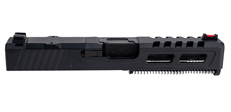 [658792261026] Zaffiri Precision ZPS.2.19.BLK.CU ZPS.2 Complete Upper Black Nitride Barrel for Glock 19 Gen 3
