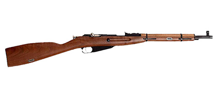 [611613191384] Crickett KSAM38 Mosin Nagant M38 Replica 22 LR 1rd 16.13" Blued Threaded Single Shot Barrel, American Walnut Fixed Stock