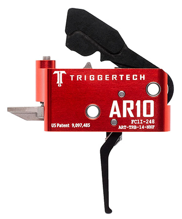 [885768002158] TriggerTech ARTTRB14NNF Diamond  Black/Red Straight Fits AR-10
