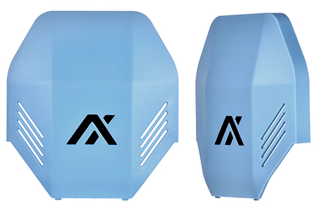 [656750710654] Axil LLC MXPLTB MX Plate  Polymer Over the Head Slate Blue